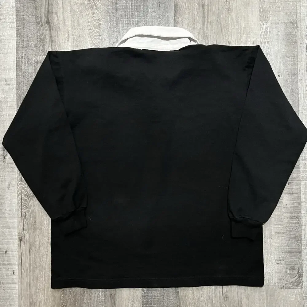 Leisure Line Comfort Shirt ALL Blacks Rugby New Zealand Long Sleeve Rugby Sz XL